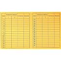 Daily Attendance Report for Daily Payroll Wages/Attendance Card for Monthly Attendance and Calculation of Wages/Mix Color Attendance Report (Medium, Pack of 300)