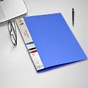 Your's Favourite Ring Binder File for Documents,Projects &amp; Certificates, 2D A4 Size Tough &amp; Durable A4 Size Ring Binder Box Board File (Pack of 8, Blue)
