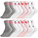 Jspupifip Girls Crew Athletic Socks