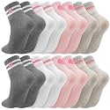 Jspupifip Girls Crew Athletic Socks