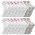Jspupifip Girls Crew Athletic Socks