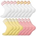 Jspupifip Girls Crew Athletic Socks