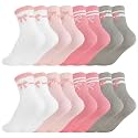 Jspupifip Girls Crew Athletic Socks