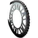 JT Chain JTC428HDR120SL (428 Series) Black Steel 120 Link Heavy Duty Non O-Ring Chain with Connecting Link