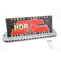 JT Chain JTC428HDR134SL (428 Series) Black Steel 134 Link Heavy Duty Non O-Ring Chain with Connecting Link