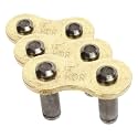 JT Chain JTC428HDRSL (428 Series) Black Steel Non O-Ring Clip Type Connecting Link (Pack of 3)