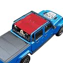 JT Sun Shade Top Compatible with Jeep Gladiator Sunshade, Cherry Red