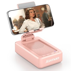 JTEMAN Bluetooth Speaker with Cell Phone StandGifts