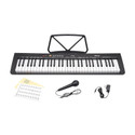 Juarez JRK651 Piano, Adapter, Stickers, Stand, 300 Rhythms & Tones, 21 Demos, Transpose, Digital Portable Keyboard