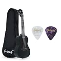 Juarez JRZ23UK Blue 23-Inch Ukulele with Aquila Strings, Sapele Body, Rosewood Fingerboard, Matte Finish - Includes Bag and Picks