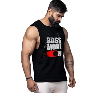 JUARI BE A GENTLEMAN Sleeveless Gym Vest