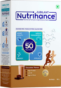 jubilant nutrihance complete nutritional drink balanced with 50 vital nutrients nutrition drink 2x200 g chocolate flavored