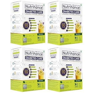 diabetes care manage blood sugar levels nutrition drink -350gm x 4 nutrition drink 4x350 g kesar elaichi flavored powder