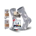 Juclise Baby Alpaca Wool Socks for Women, Warm Thermal Winter Crew Socks