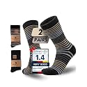 Juclise Baby Alpaca Wool Socks for Women, Warm Thermal Winter Crew Socks