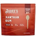Judee's Gluten Free Bulk Xanthan Gum Powder - Non-GMO Gluten Free Sauce Thickener - Works with Gluten Free Flour for Baking - Nutless Bulk Gum Pack for Keto Food & Healthy Snacks - 45 lb