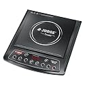 Judge By Prestige Aura Plus 1800W Multiple Indian Menu Option Induction Cooktop Black | Convenient Timer Function|Push Buttons|1 Year Warranty