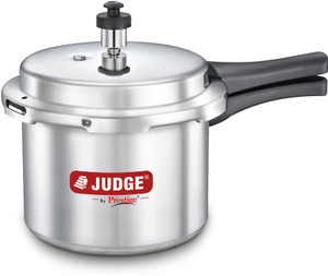 judge deluxe 3 l induction bottom pressure cooker aluminium