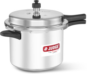 judge deluxe 5 l induction bottom pressure cooker aluminium