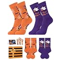 Juesly Crew Kids Halloween Socks for 4-9 Year Old 2 Pack