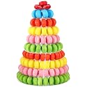 Juexica 1 Pcs 10 Tiers Macaron Tower Stand Cupcake Display Rack