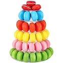 Juexica 1 Pcs 6 Tiers Macaron Tower Stand Cupcake Display Rack