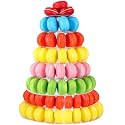 Juexica 1 Pcs 8 Tiers Macaron Tower Stand Cupcake Display Rack