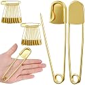 Juexica 20 Pcs 5 Inch Large Safety Pins, Giant Heavy Duty Jumbo Safety Pin