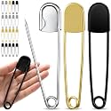 Juexica 20 Pcs 5 Inch Large Safety Pins, Giant Heavy Duty Jumbo Safety Pin