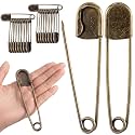 Juexica 20 Pcs 5 Inch Large Safety Pins, Giant Heavy Duty Jumbo Safety Pin