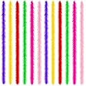 Juexica 6.6 ft Feather Boas Bulk Thin Boas for Party Colorful Turkey Feather Scarf Rainbow Boa for Wedding Birthday Favors