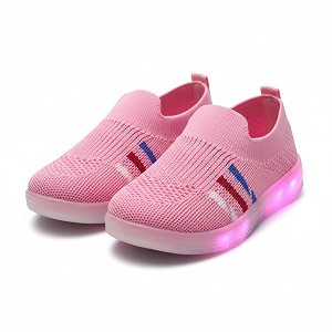 jugnu toddler boy39s amp girl39s led light-up shoes  breathable mesh first walking shoes with soft cushioned insole amp stretchable slipon shoe for infants amp kids age 18 months to 5 years