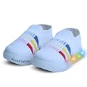 Jugnu Toddler Boy's &amp; Girl's LED Light-Up Shoes | Breathable Mesh First Walking Shoes with Soft Cushioned Insole &amp; Stretchable Slipon Shoe for Infants &amp; Kids (Age 18 Months to 5 Years)