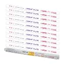 JUGREAT Hacksaw Replacement Blades, BI-Metal Safe Flex Metal -Cutting Hacksaw Blades, High Speed Steel 10 Inch-24TPI (10 Pack)