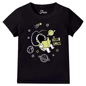 JUGULAR Baby-Boys Cotton Regular Fit T-Shirt