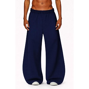 JUGULAR Mens Baggy Barrel Wide Leg Loose