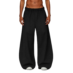 JUGULAR Mens Baggy Barrel Wide Leg Loose
