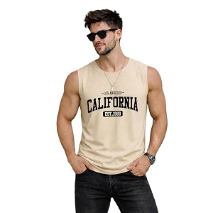 JUGULAR Tank Tops Sleeveless T-Shirt for Men