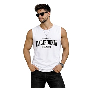 JUGULAR Tank Tops Sleeveless T-Shirt for Men
