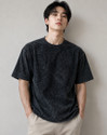 JUGULAR Washed Men Round Neck Black T-Shirt