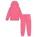 Juicy Couture 2pc Zip Up Velour Jog Set