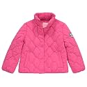Juicy Couture Girls Heavyweight Winter Jacket with Faux Fur Hood and Cargo Pockets