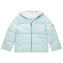Juicy Couture Girls Heavyweight Winter Jacket with Faux Fur Hood and Cargo Pockets