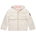 Juicy Couture Girls Heavyweight Winter Jacket with Faux Fur Hood and Cargo Pockets