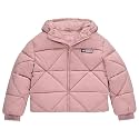 Juicy Couture Girls Heavyweight Winter Jacket with Faux Fur Hood and Cargo Pockets