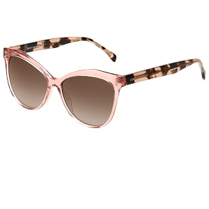 juicy couture  pink full rim cat eye branded latest and stylish sunglasses  100 uv protection uv 400 brown gradient faded lens  women  medium  jc806s w pnk hvnabrwn