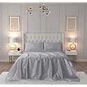 Juicy Couture Twin Size Satin Bed Sheet Set, Deep Pocket Silky Twin Sheet Set with 1 Fitted Sheet, 1 Flat Shee, 1 Pillow Case, Wrinkle Resistant and Anti Pilling Bed Sheets - Confetti Dot