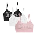 Juicy Couture Women's Multipack Seamless Comfort Lounge Wirefree Bralettes