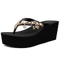 Juicy Couture Womens Wedge Platform Flip Flops