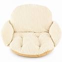 Juju Cord Chair Cushions - Cute Chair Cushion Cute Pillows - Cozy Car Seat Cushion for Car - Cute Office Chair Cushion - Seat Cushions (Beige)